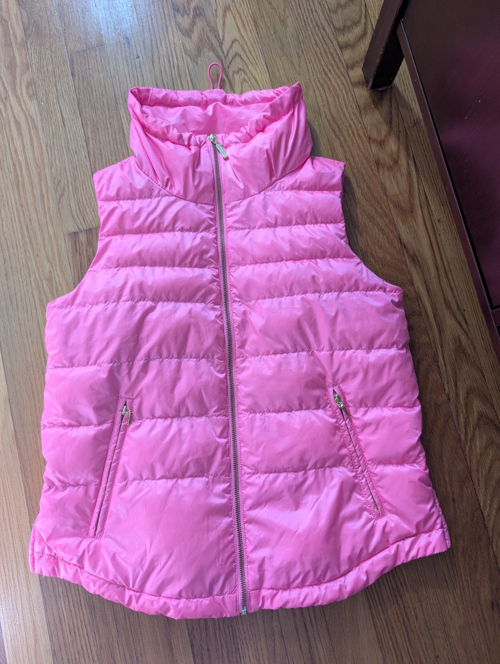 Lilly Pulitzer Pink Quilted Puffer Vest